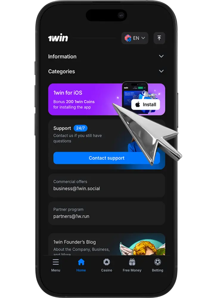 1win online app